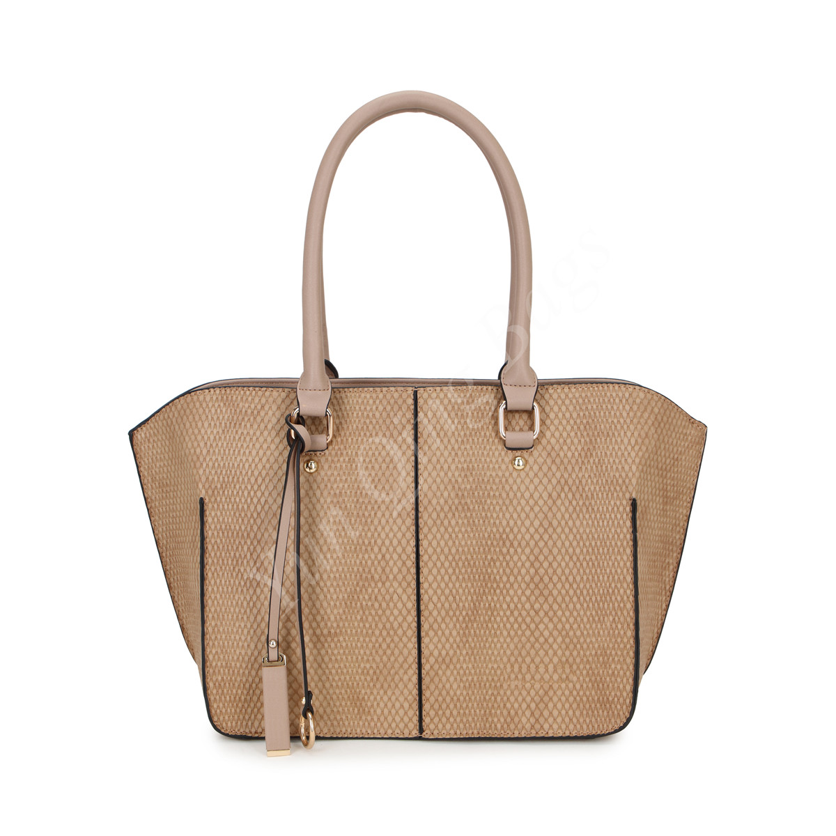 Snake Print Texture Tote Bag