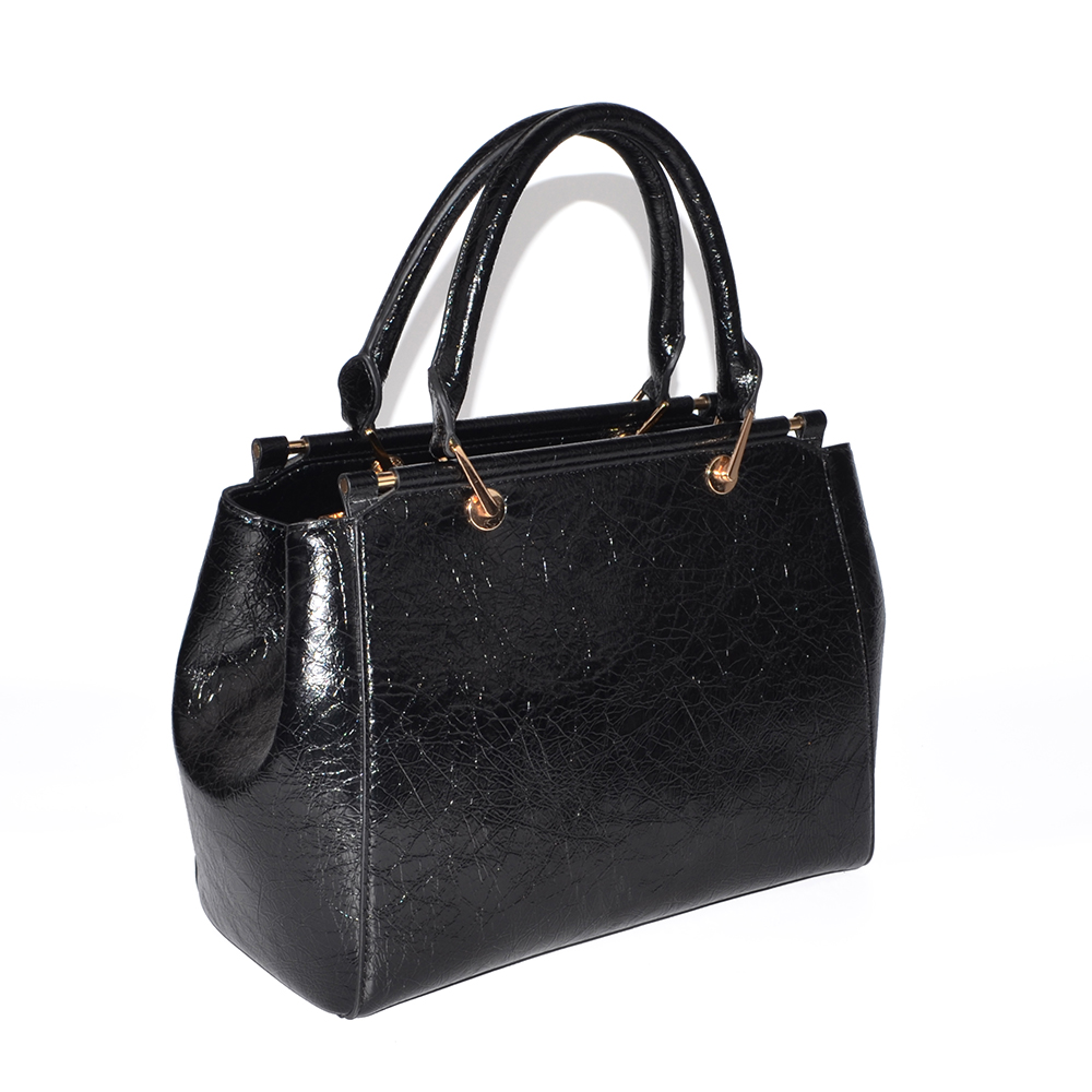 Red Solid Fashion Tote Bag Women Handbag