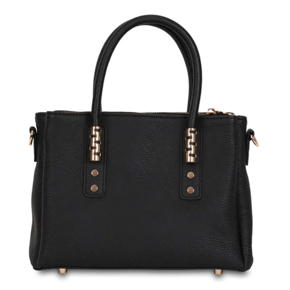 Small Genuine Leather Satchel Handbag