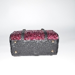 Fashionable Girl Boston Bag with Front Hanger