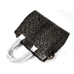 Genuine Leather Snakeskin Lady Handbag