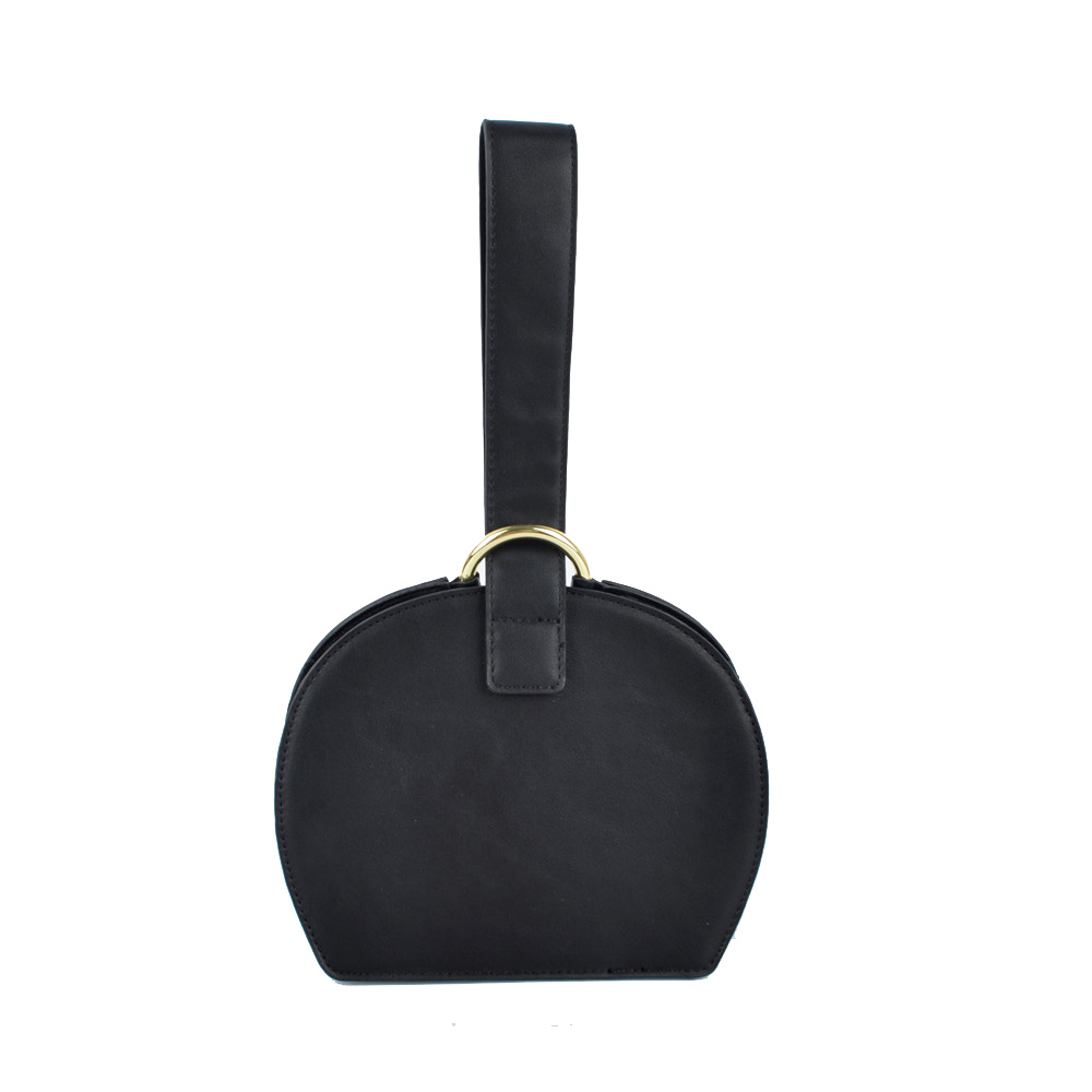 Black Color Single Handle Small Handbag