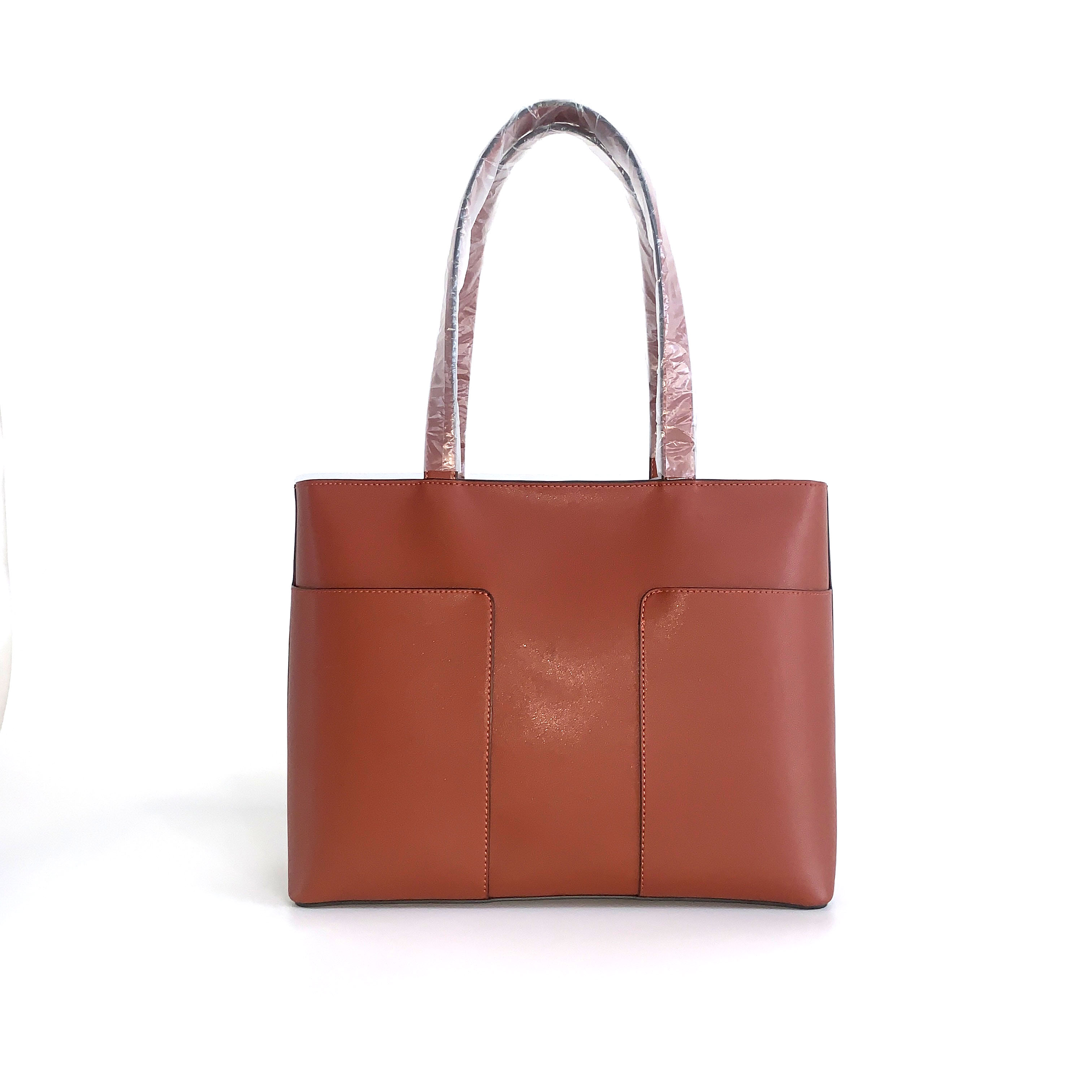 Fashion Lady Brown Large Tote Bag