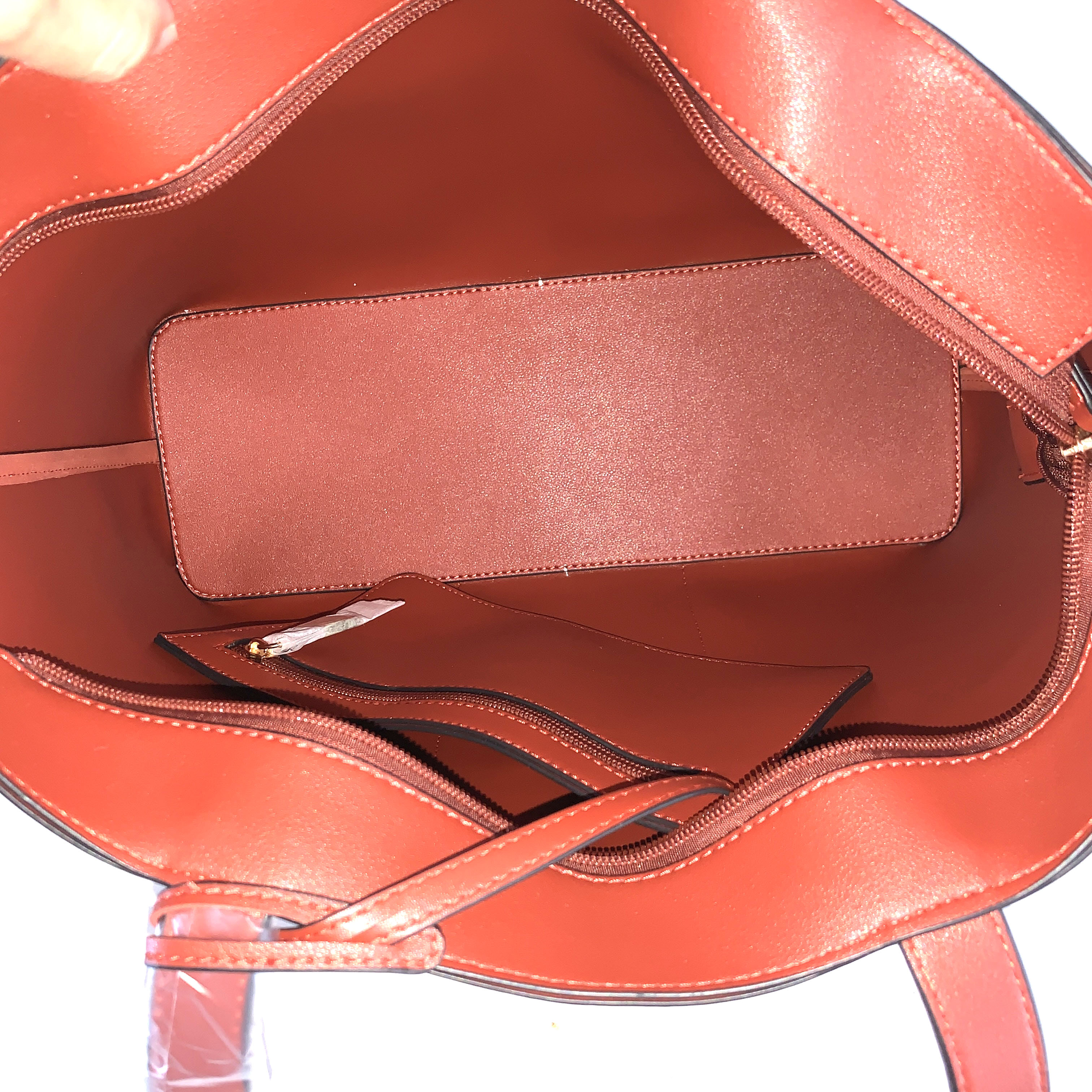 Fashion Lady Brown Large Tote Bag