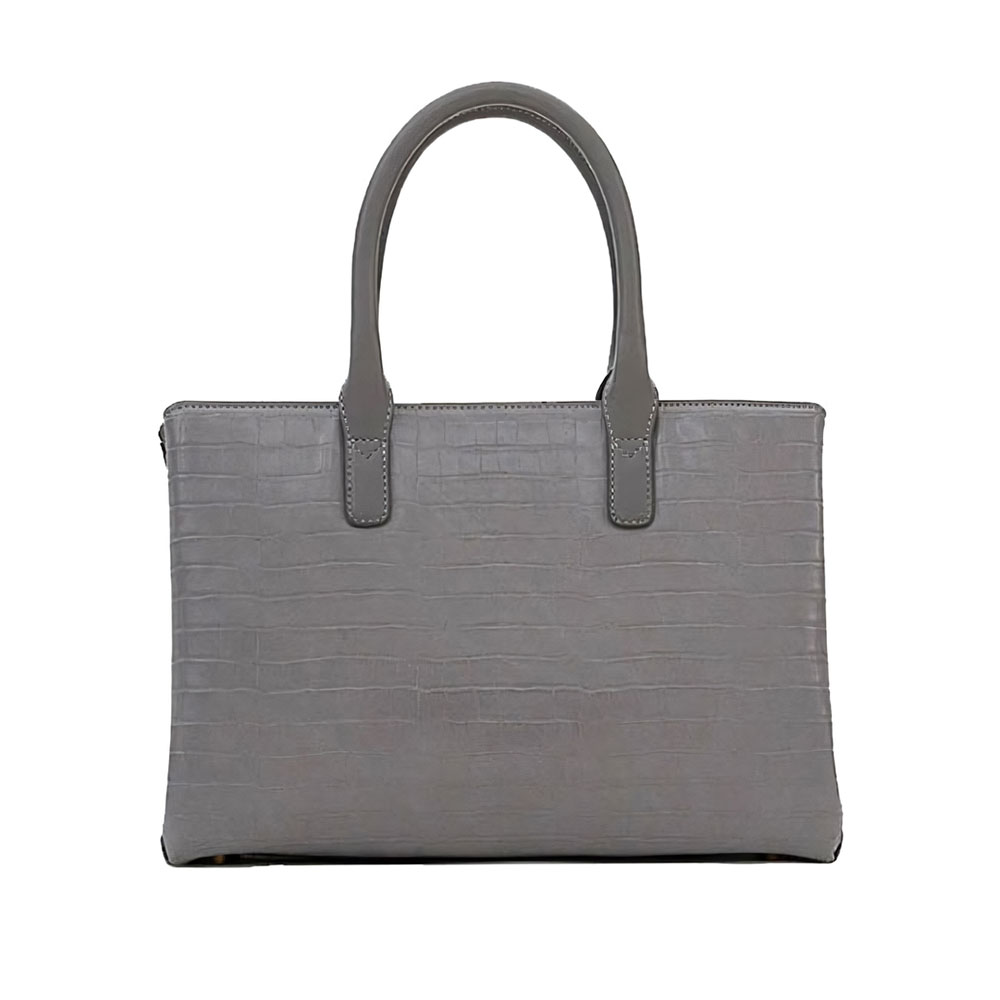 Croco PU Leather Satchel Bag