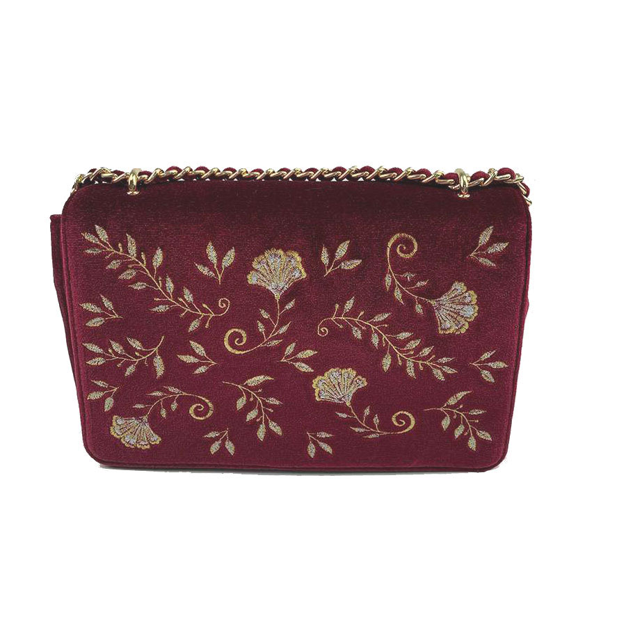 Floral Embroider Shoulder Bag Floral Embroider Shoulder Bag