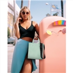 Water Based Leather Tote Bag