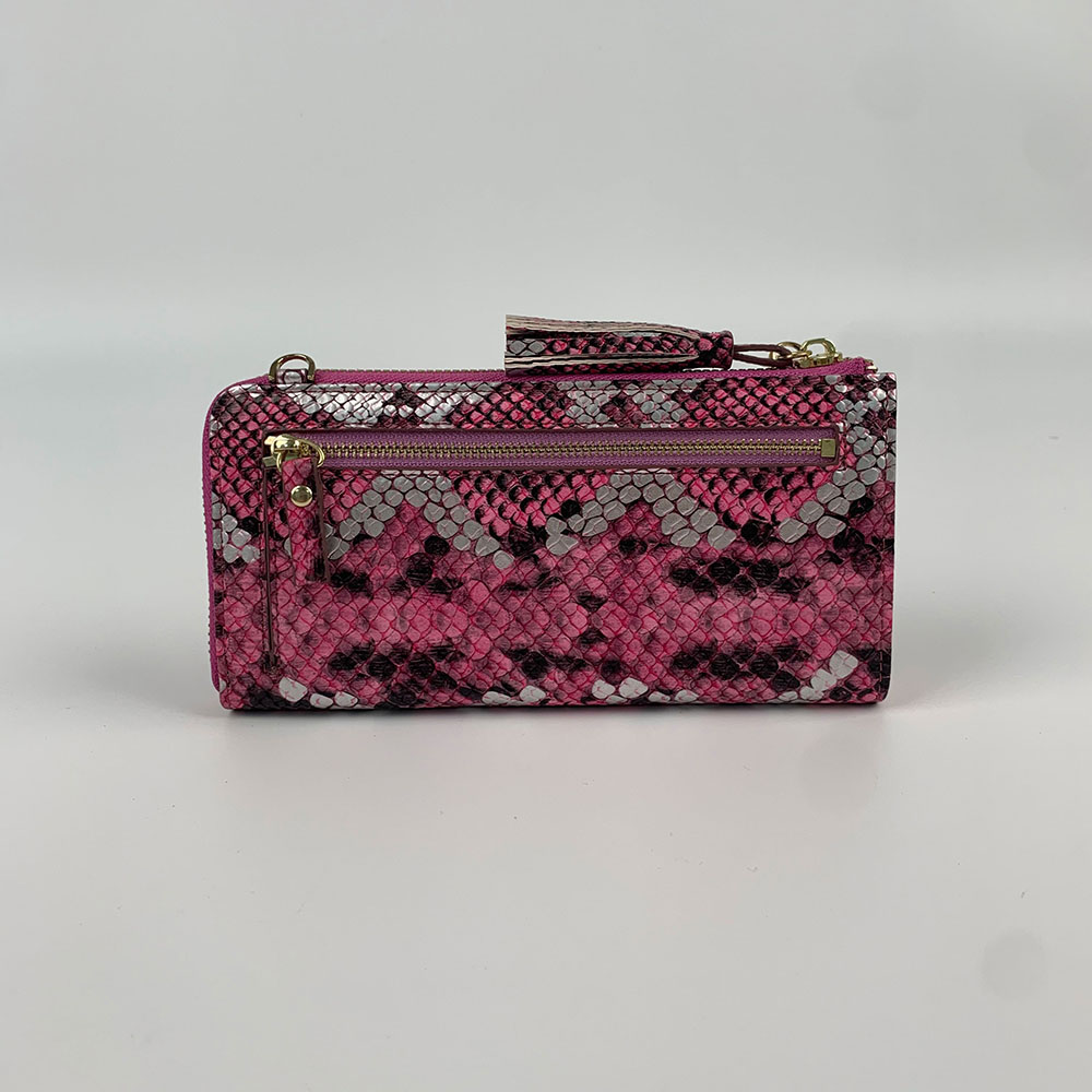 Women Camel Wallet With Zipper Around
