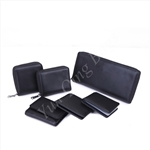 Extra Large Zipper Around Clutch Wallet